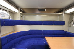 ケムネット東京 環境対応型無溶剤タイプ クラリーノ 近鉄特急車両 ビスタカー系 のソファーシートに採用 ケムネット東京 環境対応型無溶剤タイプ クラリーノ 近鉄特急車両 ビスタカー系 のソファーシートに採用
